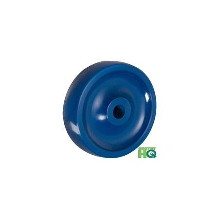 Casterhq 8"x2" BLUE SOLID POLYURETHANE (NON MARKING) WHEEL, 1,000 LBS CAPACI HD-PLX-8M7